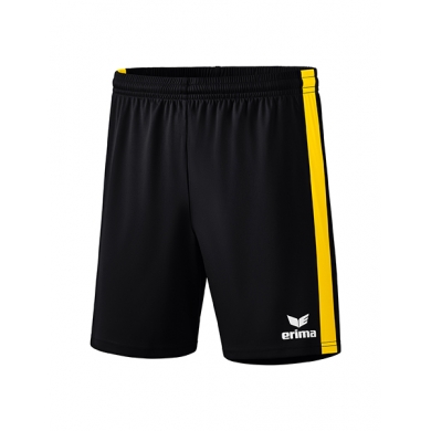 Erima Spodenki Sportowe Short Retro Star krótkie czarne/żółte męskie